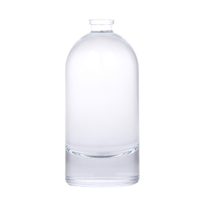 High Quality 50ML Boston Round Clear Glass Perfume Bottle