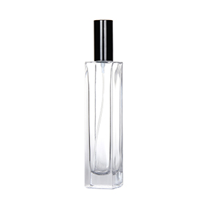 High Quality Empty Square Glass Perfume Bottle 100ML with Screw Neck