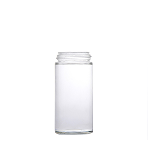 Custom Round Glass Spice Jar Containers with Metal Lid