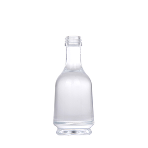 Custom Special Shape 45ML Glass Mini Liquor Bottle Bulk