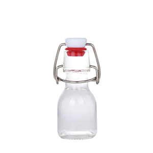 Hot Sale 60ML Clear Glass Swing Top Bottle for Spirits