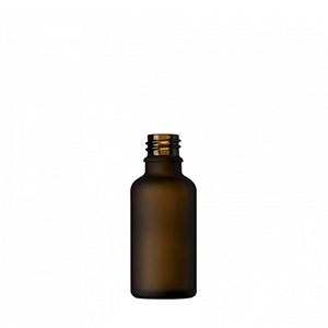 Wholesale Brown Empty 30ML Frosted Glass Dropper Bottle