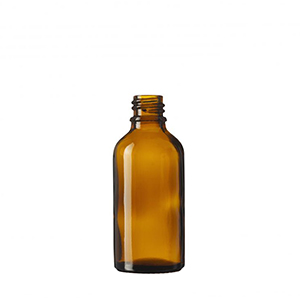 Wholesale Empty 50ML Amber Glass Dropper Bottle for Essential Oil