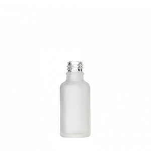 Wholesale Empty White Frosted Glass Dropper Bottle 30ML