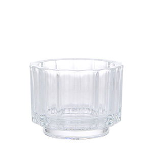 Custom Luxury Embossed Glass Candle Jar