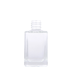 Wholesale Clear Square Glass Gel Polish 15ML Bottle