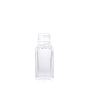 Wholesale Mini Square Glass 5ML Nail Polish Bottle and Brush